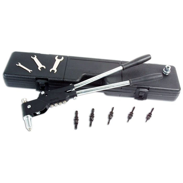 Laser Long Handle Swivel Head Riveter Set 3597