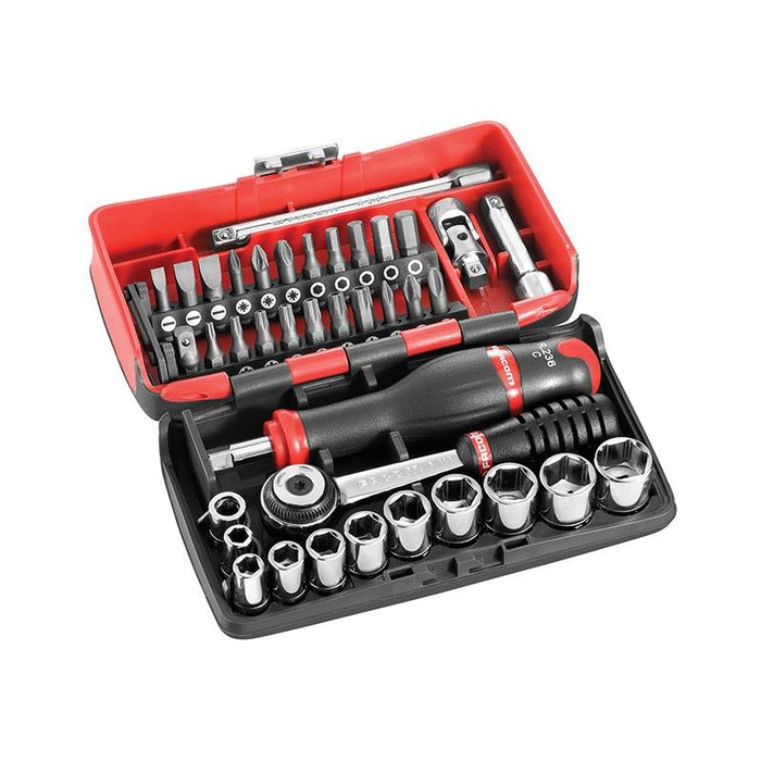 Facom 1/4in Drive R2NANO Socket Set, 38 Piece Facom - Town Tools