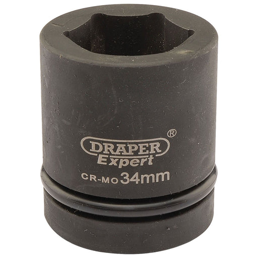 Draper Expert HI-TORQ 6 Point Impact Socket, 1" Sq. Dr., 34mm 05114 Draper - Town Tools 