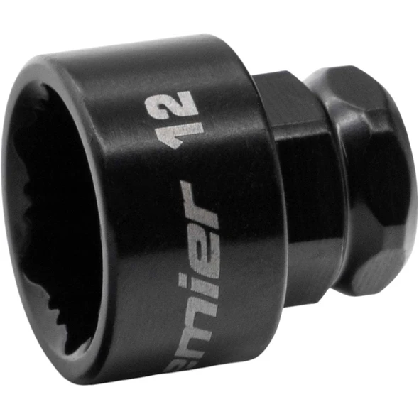 Sealey 1/4"Dr Go-Through Lock-on Low Profile Socket 12mm
