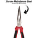 Teng Tools Bent Long Nose Plier TPR Grip 210mm Teng Tools - Town Tools 