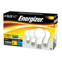 Energizer® LED ES (E27) Opal GLS Non-Dimmable Bulb, Warm White 1521 lm 13.2W (Pack 4)