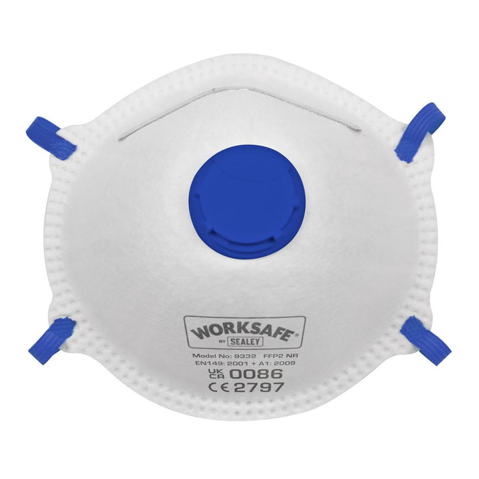 Worksafe Worksafe FFP2 Valved Cup Mask - Pack of 10 9332/10 Worksafe - Town Tools 