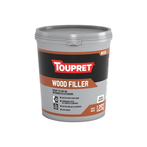 Toupret Wood Filler Off-White 1.25kg Toupret - Town Tools
