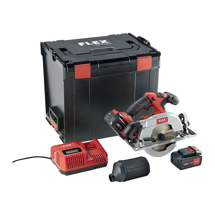 Flex Power Tools CS 62 18.0-EC Circular Saw 165mm 18V 2 x 5.0Ah Li-ion Flex Power Tools - Town Tools
