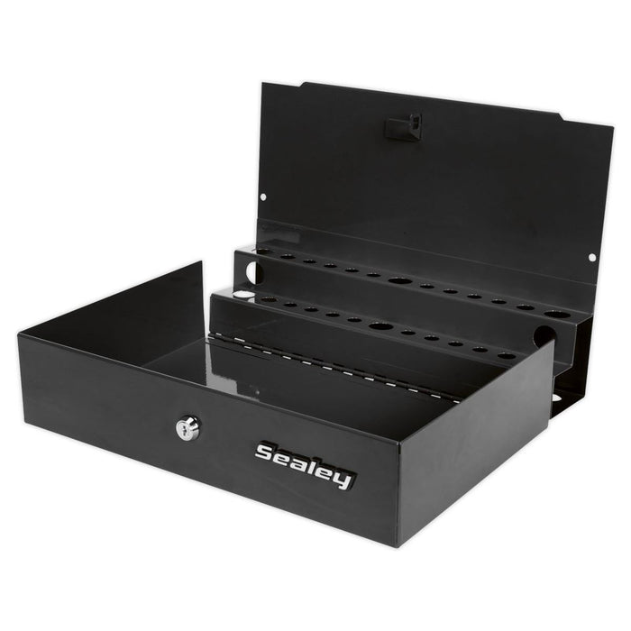 Sealey Side Cabinet for Long Handle Tools Black APLHTB Sealey - Town Tools 