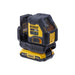 Dewalt Power Tools DCLE34021D1 XR Compact Cross Line Green Laser 18V 1 x 2.0Ah Li-ion DeWALT Power Tools - Town Tools