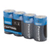 Draper PowerUP Ultra Alkaline C Batteries (Pack of 4) 03977 Draper - Town Tools 