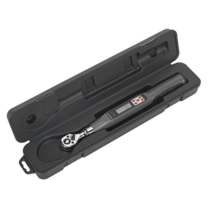 Sealey Torque Wrench Digital 3/8"Sq Drive 2-24Nm(1.48-17.70lb.ft) STW307 Sealey - Town Tools 