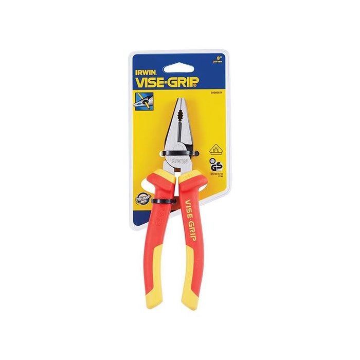 Irwin® Vise-Grip® VDE Combination Pliers - High Leverage 200mm IRWIN® Vise-Grip® - Town Tools