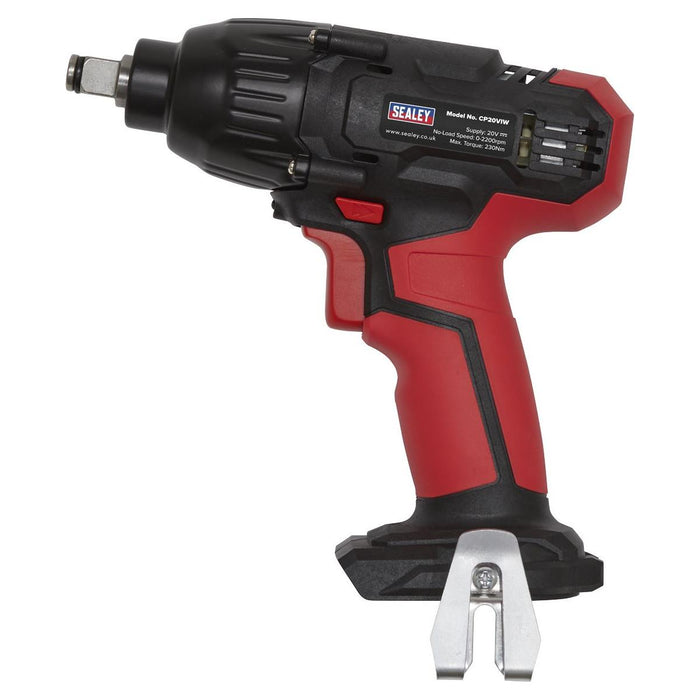 Sealey Impact Wrench 20V SV20 Series 1/2"Sq Drive 230Nm Body Only CP20VIW Sealey - Town Tools 