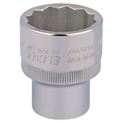 Draper Elora Bi-Hexagon Socket, 1/2" Sq. Dr., 27mm 24723 Draper - Town Tools 