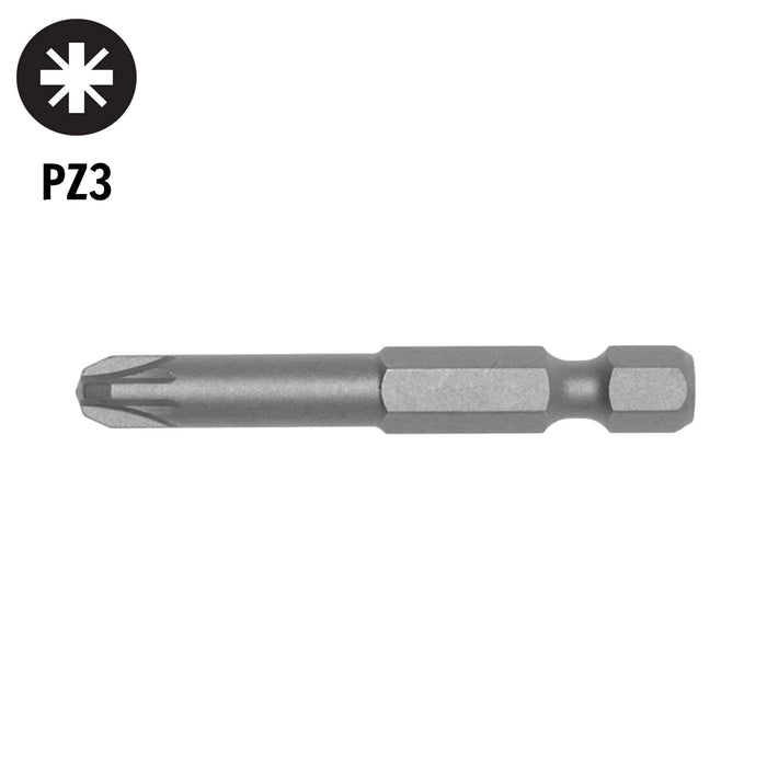 Teng Tools 1/4" PZ Bits 25mm PZ3 10 pcs Teng Tools - Town Tools 