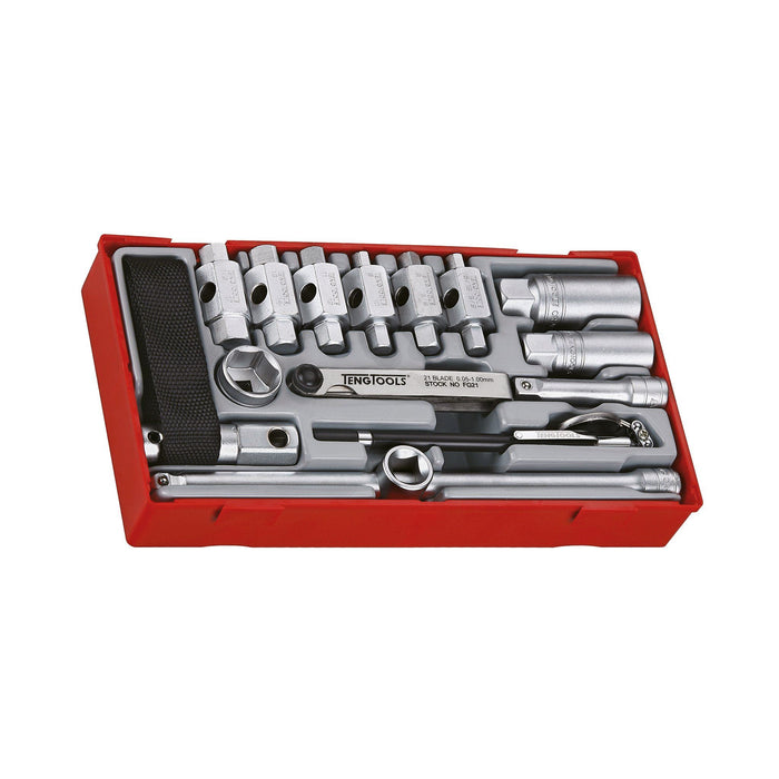 Teng Tools Oil Service Set TT1 16 Pieces Teng Tools - Town Tools 