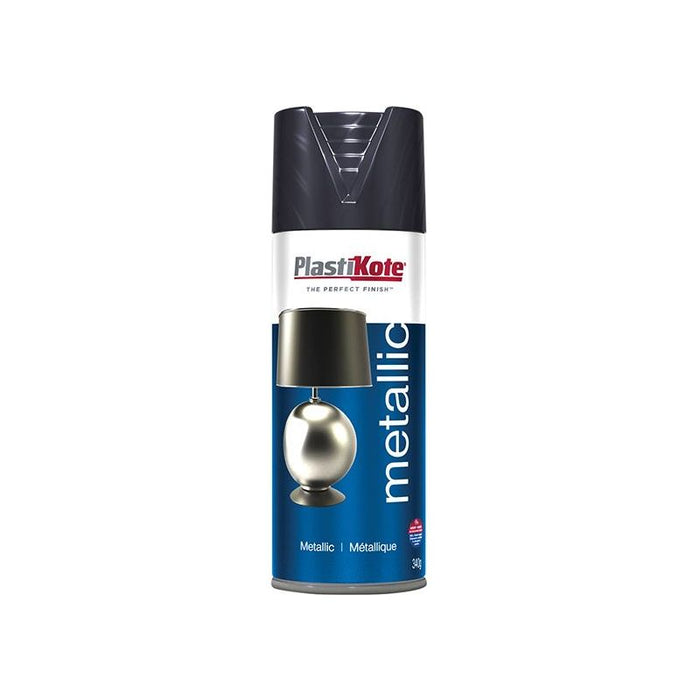 Plastikote Metallic Spray Graphite 400ml PlastiKote - Town Tools