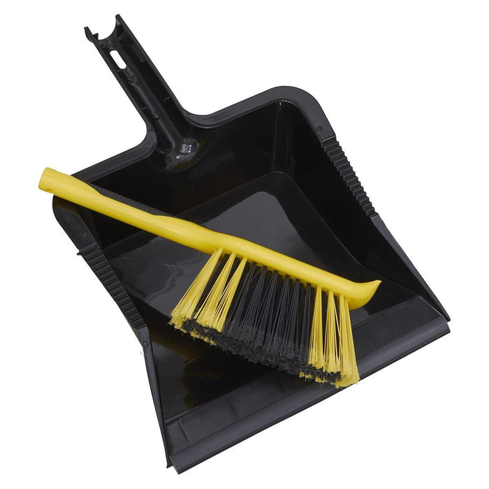 Sealey Bulldozer Yard Dustpan & Brush Set BM04HX Sealey - Town Tools 