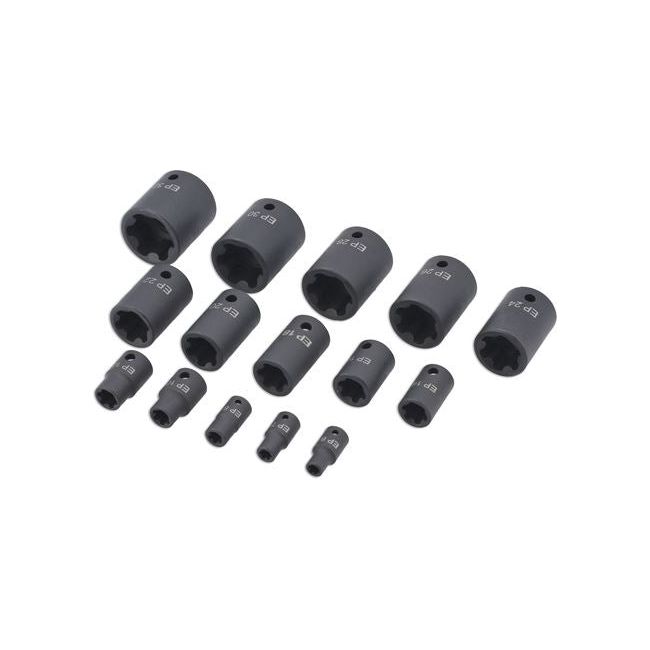 Laser EP Star Impact Socket Set 15pc 8692 Laser - Town Tools 
