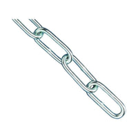 Faithfull Zinc Plated Chain 5mm x 2.5m - Max. Load 160kg