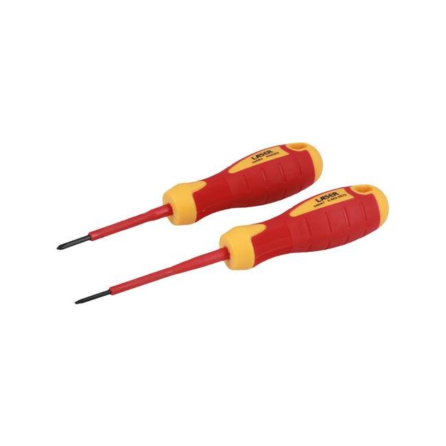 Laser VDE Insulated Screwdriver Set 2pc 8387