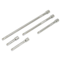 Sealey Extension Bar Set 5pc 1/4"Sq Drive AK6331