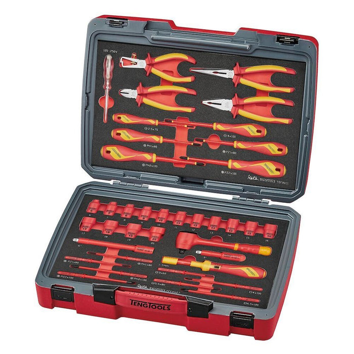 Teng Tools MECCA PRO TC-6 FOAM Electrician Tool Kit 39 Pieces Teng Tools - Town Tools 
