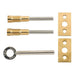 Yale Locks 8013 Dual Screw Window Lock Brass Finish Pack of 2 Yale Locks - Town Tools