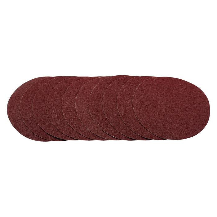 Draper Sanding Discs, 200mm, 40 Grit (Pack of 10) 10229