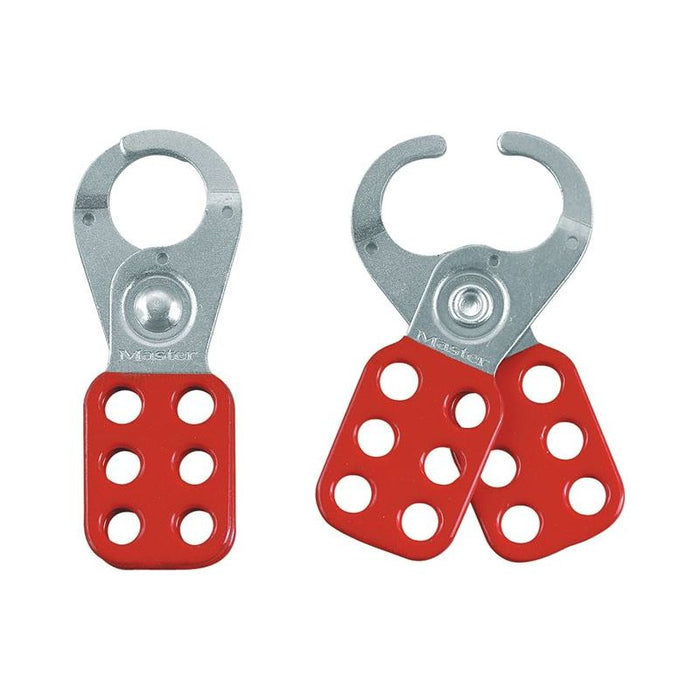 Master Lock Lockout Standard Hasp 25mm Steel Red Master Lock - Town Tools