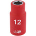 Draper Fully Insulated VDE Socket, 1/2" Sq. Dr., 12mm 31785 Draper - Town Tools 