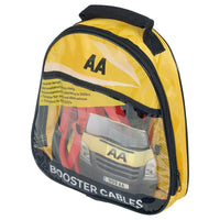 AA Car Van Jump Leads Start Up Booster Power Cables 3 Metres Long Up to 3000cc