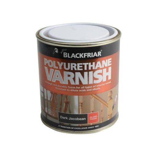 Blackfriar Polyurethane Varnish P85 Dark Jacobean Gloss 500ml Blackfriar - Town Tools