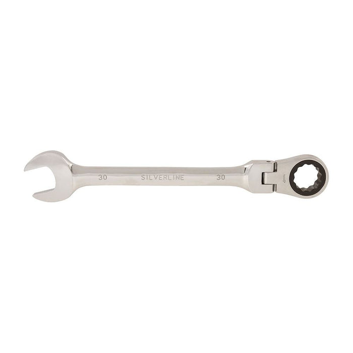 Silverline Flexible Head Ratchet Spanner 30mm Silverline - Town Tools 