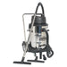 Sealey Vacuum Cleaner Industrial Wet & Dry 77L Stainless Steel Drum with Swivel Sealey - Town Tools 