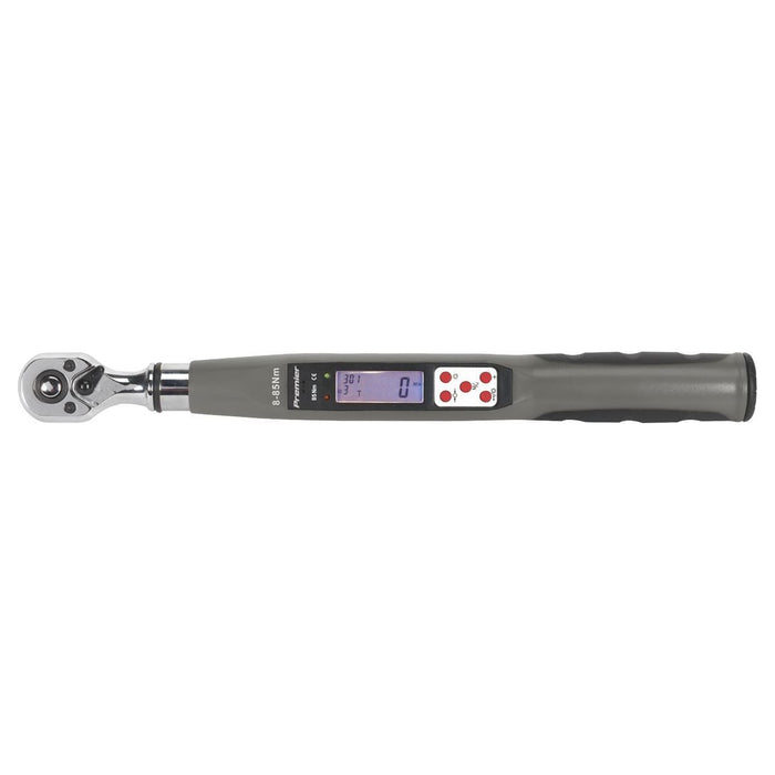 Sealey Torque Wrench Digital 3/8"Sq Drive 8-85Nm(5.9-62.7lb.ft) STW308 Sealey - Town Tools 