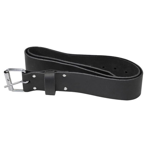 Faithfull Heavy-Duty Leather Belt Black Faithfull - Town Tools