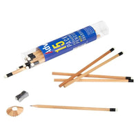 Advent Hexagonal HB Pencils & Sharpener (Tub 15)