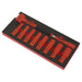 Premier Insulated Socket Set with Tool Tray 1/2"Sq Drive 10pc - VDE Approved Sealey Premier - Town Tools 
