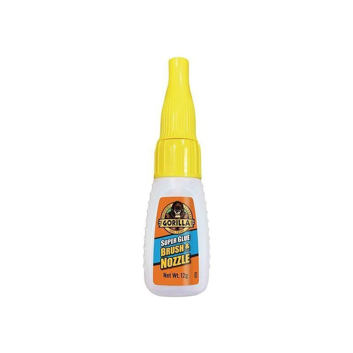 Gorilla Glue Gorilla Superglue Brush & Nozzle 12g Gorilla Glue - Town Tools