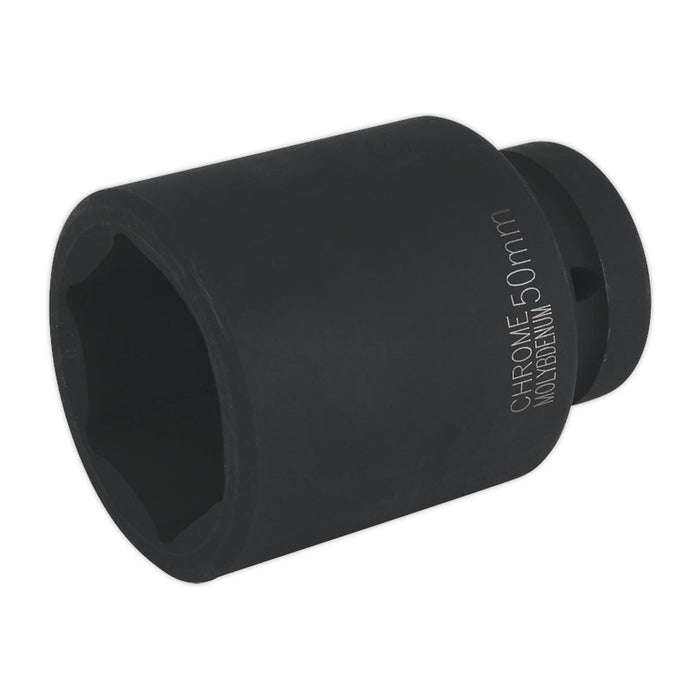 Sealey Impact Socket 50mm Deep 1"Sq Drive IS150D Sealey - Town Tools 