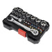 Sealey Premier Premier Socket & Colour-Coded Bit Set 1/4"Sq Drive 31pc AK2111 Sealey Premier - Town Tools 