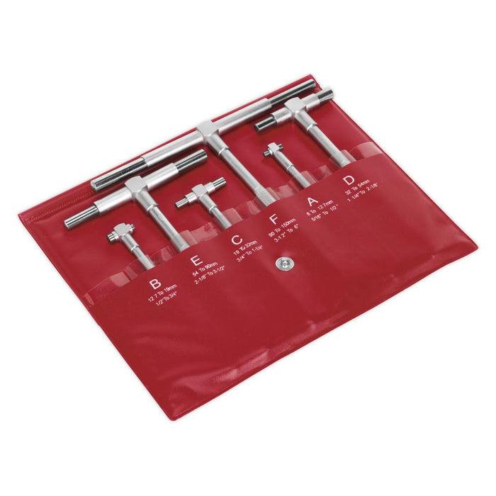 Sealey Telescopic Bore Gauge Set 6pc AK10115 Sealey - Town Tools 