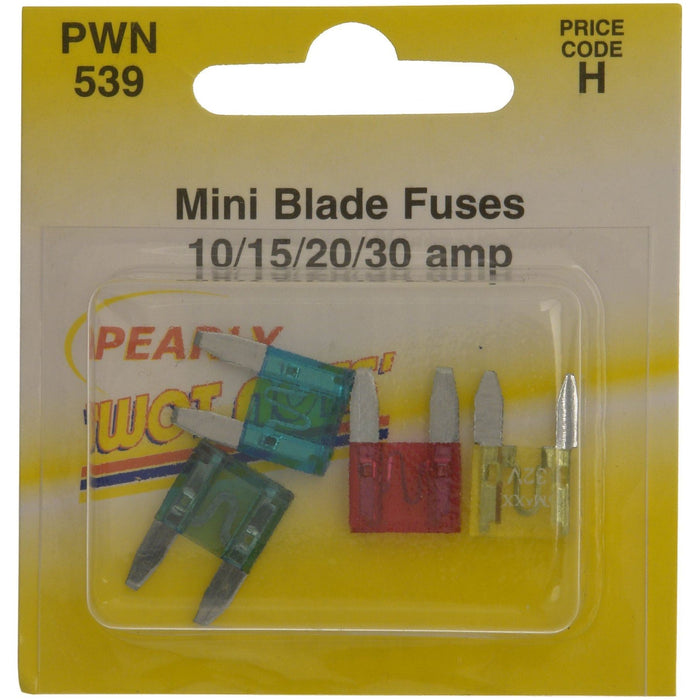 Wot-Nots Fuses for Mini Blade - Assorted - Pack Of 4 Wot-Nots - Town Tools 