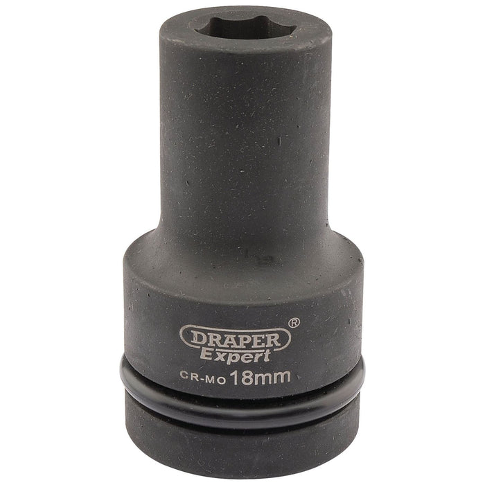 Draper Expert HI-TORQ 6 Point Deep Impact Socket, 1" Sq. Dr., 18mm Draper - Town Tools 