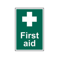 Scan First Aid - PVC Sign 200 x 300mm