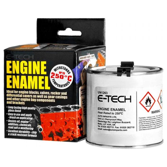 E-Tech Gold Engine Enamel Paint 250ml Heat Resistant High Temp E-Tech - Town Tools 