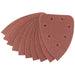 Draper Aluminium Oxide Sanding Sheets, 141 x 141 x 98mm, 80 Grit 92329 Draper - Town Tools 