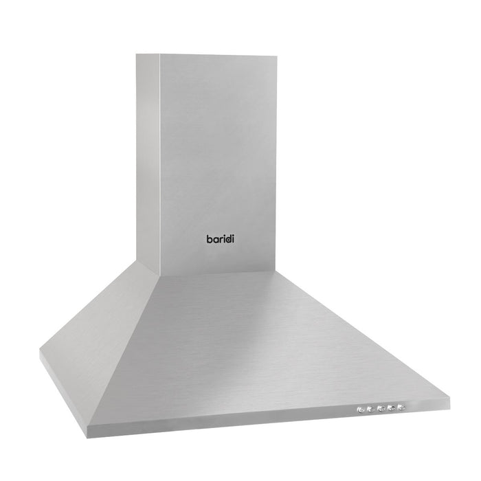 Baridi Cooker Hood with Carbon Filters 60cm - Stainless Steel DH126