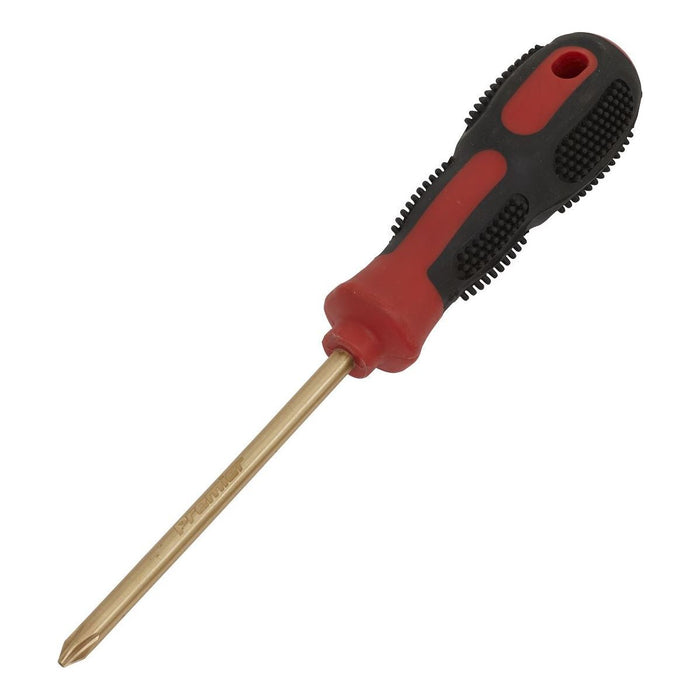 Sealey Screwdriver Phillips #2 x 100mm Non-Sparking NS097 Sealey - Town Tools 