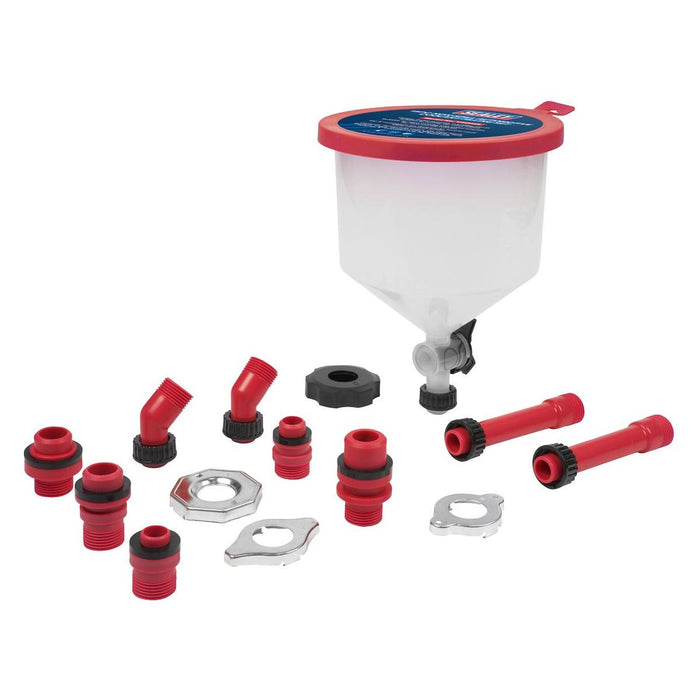 Sealey Non-Spill Automotive Coolant Filling Set 15pc VS0045 Sealey - Town Tools 