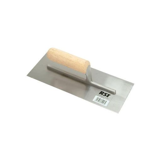 R.S.T. Plasterer's Finishing Trowel Straight Wooden Handle 11 x 4.1/2in R.S.T. - Town Tools